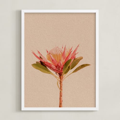 This is a clay art with standard by Paola Benenati called protea collection 3