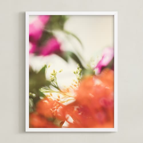 This is a tangerine art by Kamala Nahas called protea ii