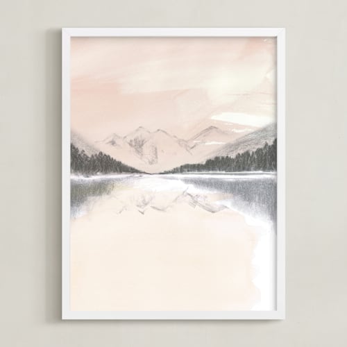 This is a mist art with standard by Teju Reval called dreamy lake