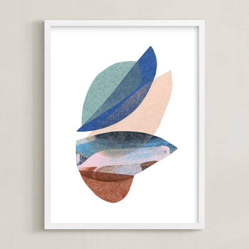 This is a rainbow art by Carrie Moradi called tropical flora