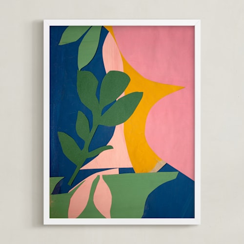 This is a precious pink art by cyrille gulassa called spring rising