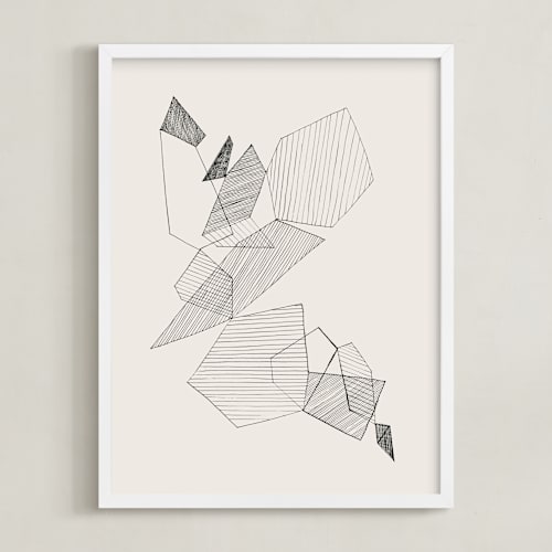 This is a ivory art with standard by Catilustre called volatile n.2