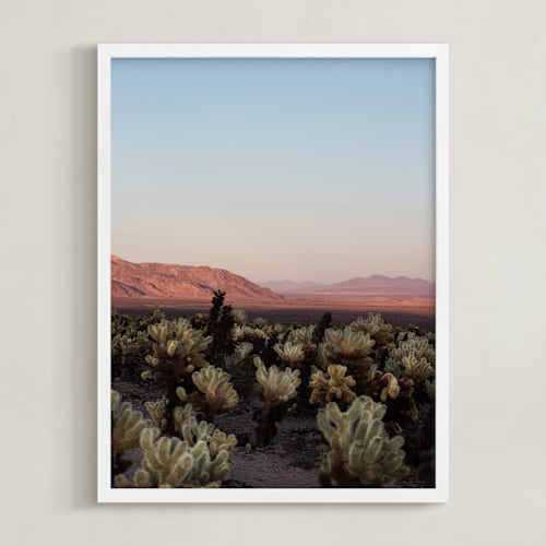 This is a desert art with standard by Jenna Gibson called joshua tree i