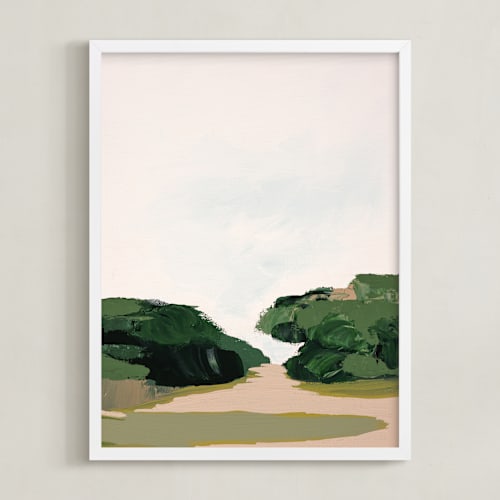 This is a green art with standard by Caryn Owen called california oak woodlands 1