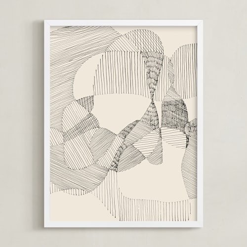 This is a ivory black art by Catilustre called random land i
