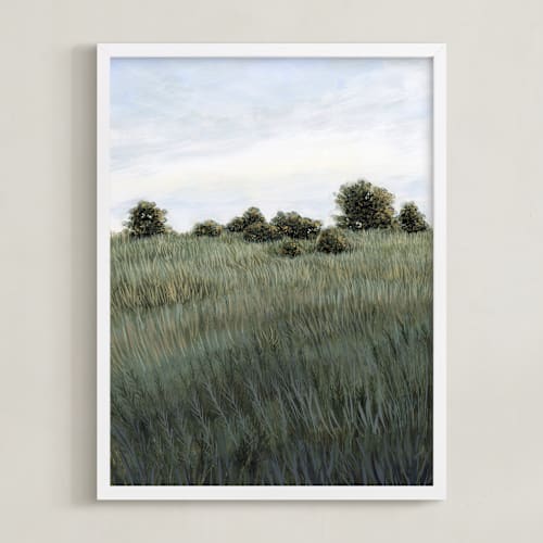This is a field green art with standard by Hettie Roberts called midafternoon
