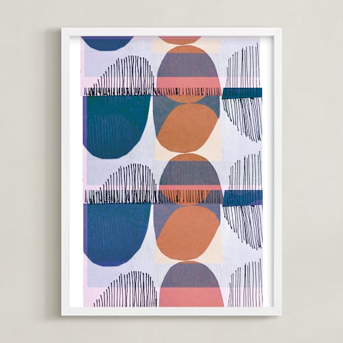 This is a grape art by Jenna Skead called boho screenprint i