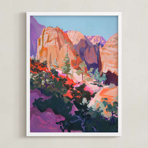 This is a desert stone art with standard by Jess Franks called open space 2