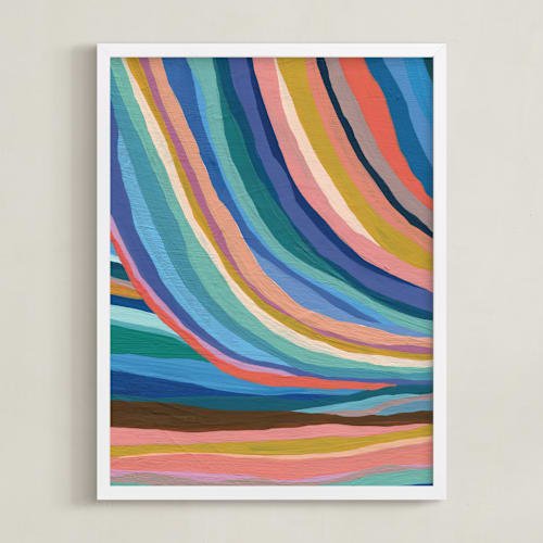 This is a rainbow art by Carrie Moradi called chromatic dream 1