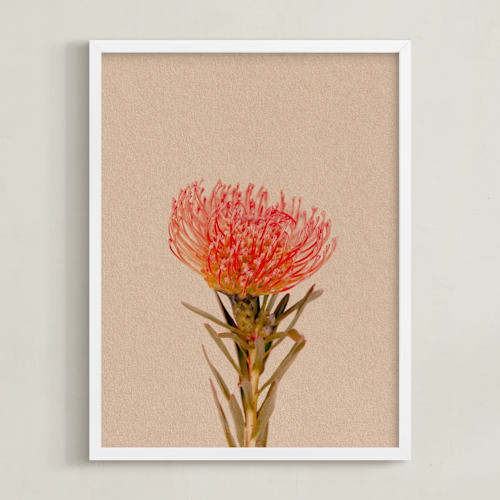 This is a clay art with standard by Paola Benenati called protea collection 1