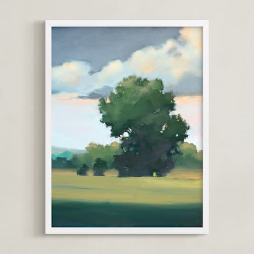 This is a field art by Stephanie Goos Johnson called bright and early 1