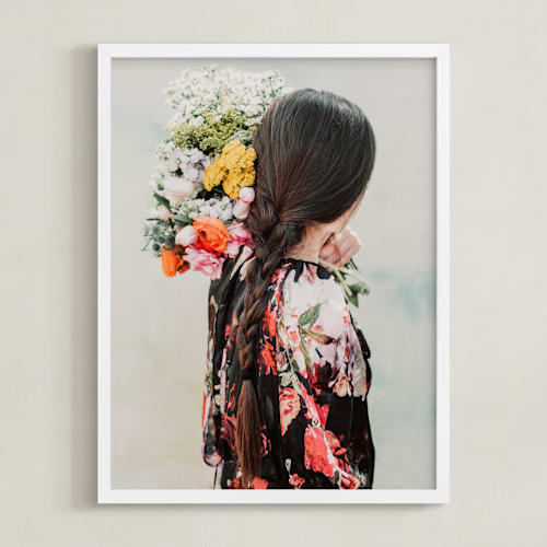 This is a peony art by Alicia Abla called flourish