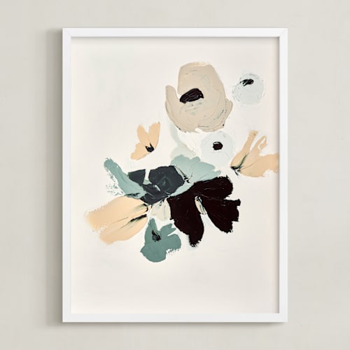 This is a light blue art with standard by Caryn Owen called windswept diptych 2