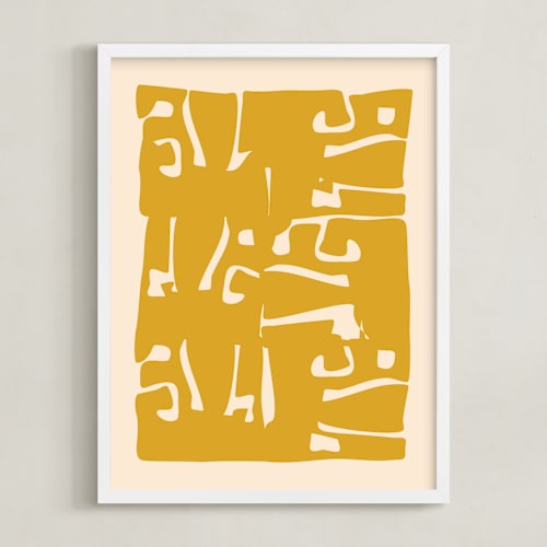 This is a honey art by Beth Vassalo called floor plan