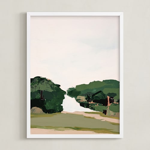 This is a green art with standard by Caryn Owen called california oak woodlands 2