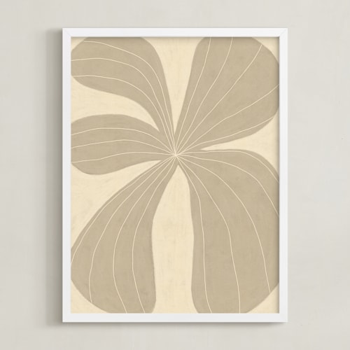 This is a sand beige art by Alisa Galitsyna called beige flower