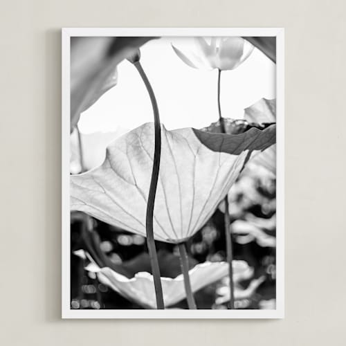 This is a classic black and white art by Qing Ji called dancing in the light