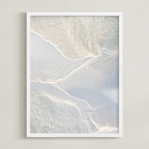 This is a icy blue art by Lisa Sundin called tranquil collective