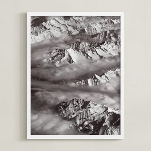 This is a bark brown art with standard by Alice Carmen called giants from above