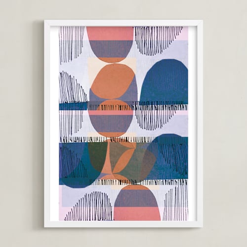 This is a grape art by Jenna Skead called boho screenprint iii