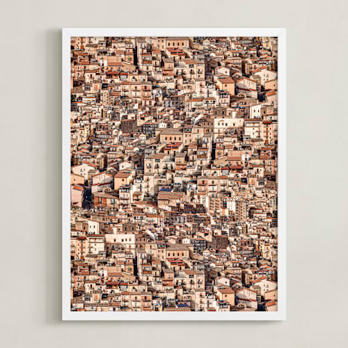 This is a mild contrast art by David Michuki called little town