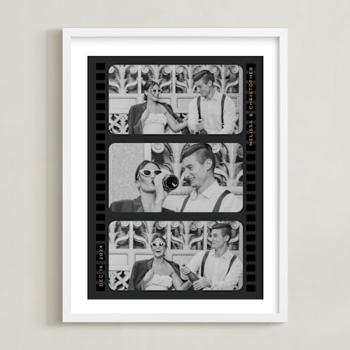This is a noir photo art by Christie Garcia called vintage film: framed photo