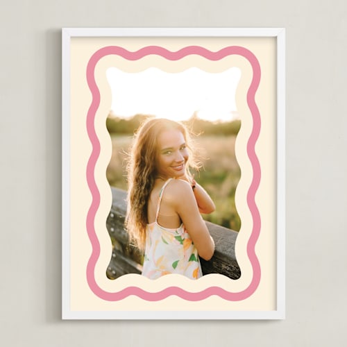 This is a seashell photo art by Robert and Stella called wavy: framed photo