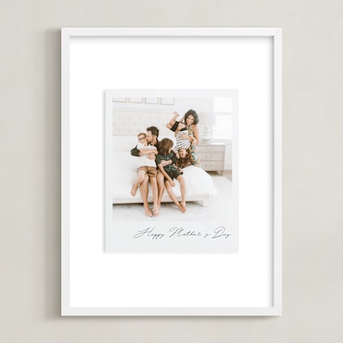 This is a quartz photo art by Minted called classic snap: portrait framed photo