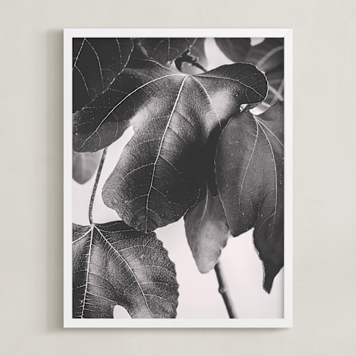 This is a matte black art by Alicia Youngken called gather & gaze