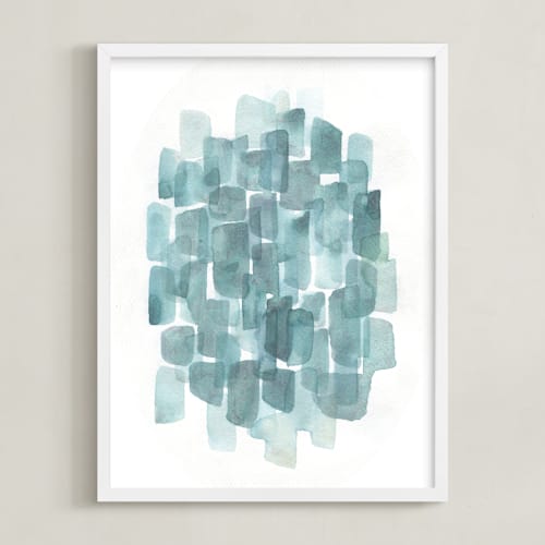 This is a steel blue art with standard by Tennyson Tippy called steely blues