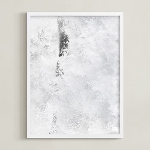 This is a monochrome art with standard by Kamala Nahas called rush i