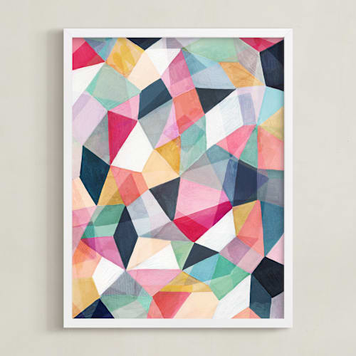 This is a cerise art by Hooray Creative called kaleidoscope no.1