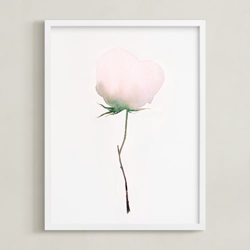This is a pale peony art by jinseikou called budding peony