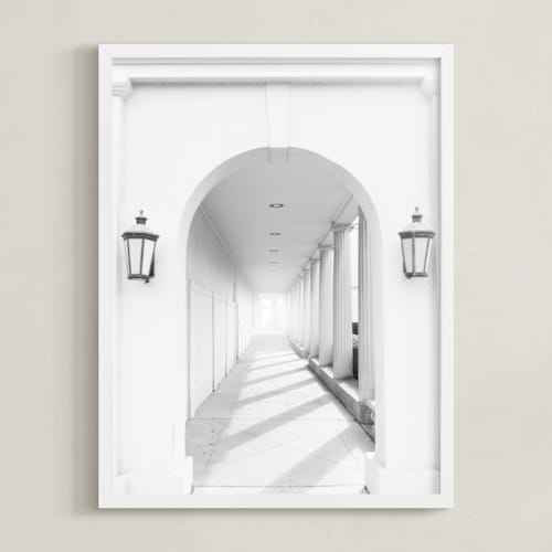 This is a column white art by Ilze Lucero called arches