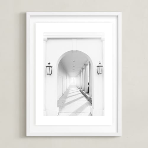 This is a column white art by Ilze Lucero called arches