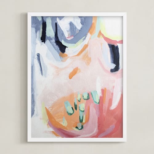 This is a salmon pink art with standard by Jihye Back Kim called dream peachy