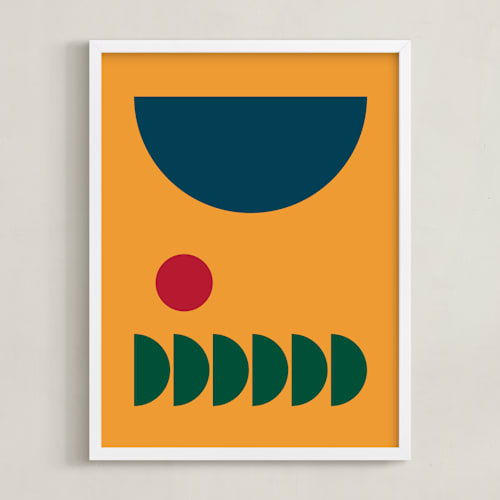 This is a yellow art by Alex Roda called valentina