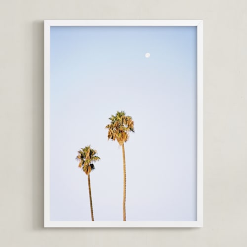 This is a pastel blue art by Tania Medeiros called california sky