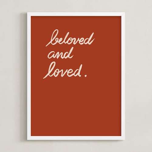 This is a rosso art by Maja Cunningham called beloved