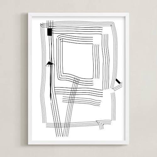 This is a blackest ink art by Kisco Print Shop called path of life