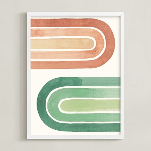 This is a desert art with standard by Pink House Press called double rainbow