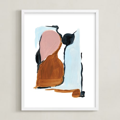 This is a blush art by Cait Courneya called spring no. 16