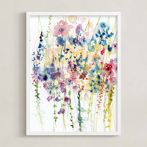 This is a rose art by Lindsay Megahed called wildflowers