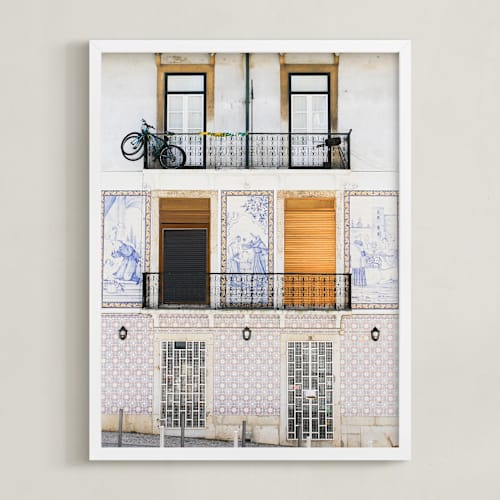 This is a portuguese tile art by Annie Montgomery called tiles of portugal