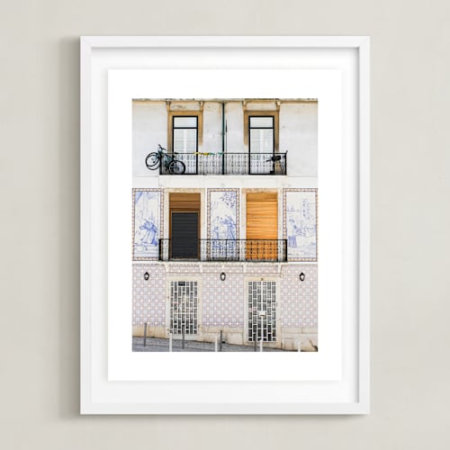 This is a portuguese tile art by Annie Montgomery called tiles of portugal