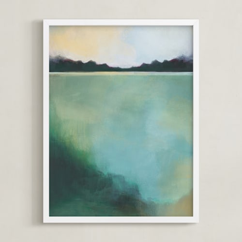 This is a whisper green art by AlisonJerry called whispering pines