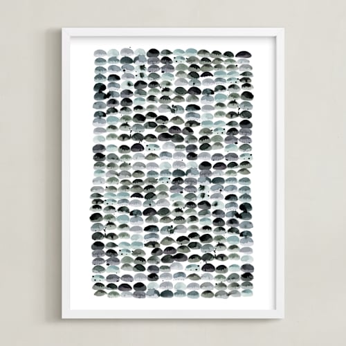 This is a mist art by Kelly Ventura called pebbles