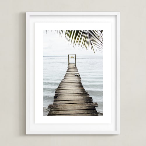 This is a carribean blue art by Kaitlin Rebesco called bocas del toro