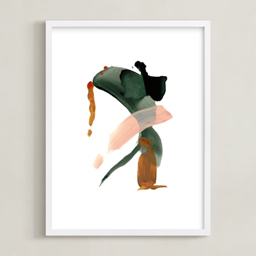 This is a forest green art by Cait Courneya called calm forest no. 20