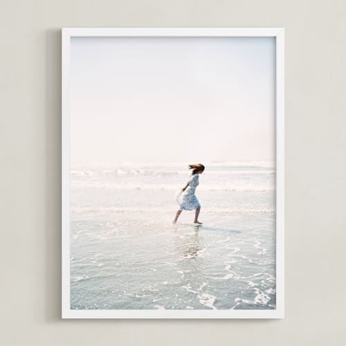 This is a ocean neutral art with standard by Jenni Kupelian called dreams + waves